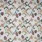 Cream floral print Cotton Checks Fabric PI-31843 - TradeUNO