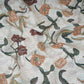 Cream floral print Cotton Checks Fabric PI-31843 - TradeUNO