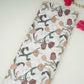 Cream floral print Cotton Checks Fabric PI-31843 - TradeUNO