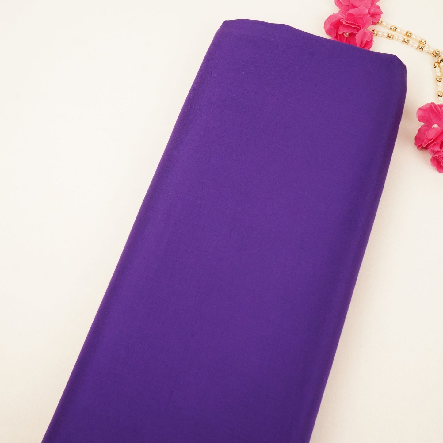 Purple Solid Santoon Fabric SSM-31769