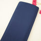 Navy Blue Solid Santoon Fabric SSM-31766