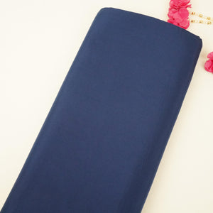 Navy Blue Solid Santoon Fabric SSMS-01 - TradeUNO