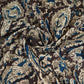 Dark Green Kalamkari Print Cotton Fabric MFR-29843