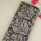 Dark Green Kalamkari Print Cotton Fabric MFR-29843