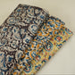 Mustard Yellow Kalamkari Print Cotton Fabric MFR-29842