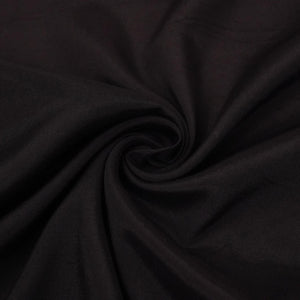 Black Solid Santoon Fabric SSMS-06 - TradeUNO