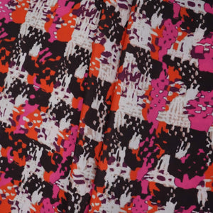 Premium Multicolor Stripe Print French Crepe Fabric – image 5 of 5