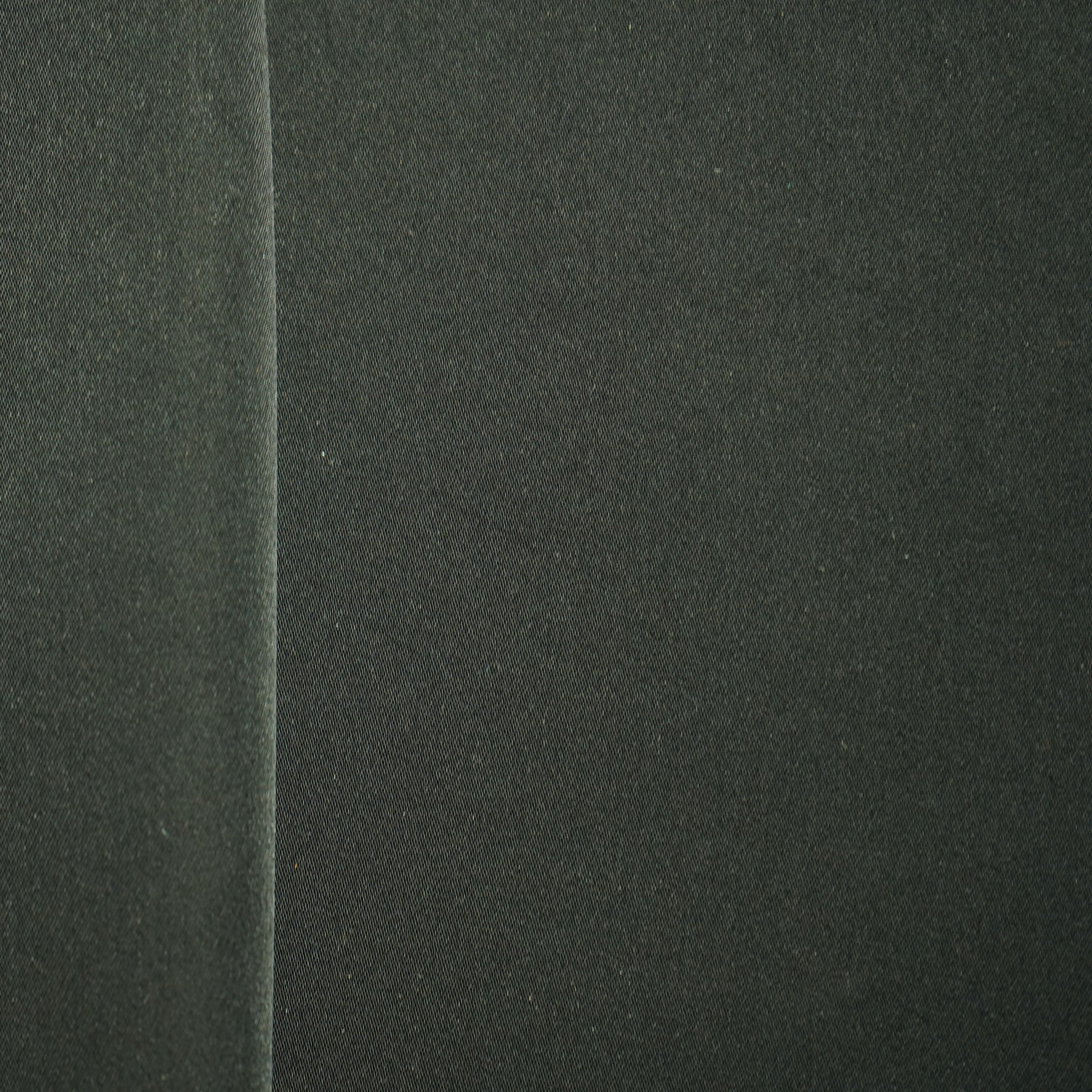 Black Solid Japanese Suiting Fabric 21972