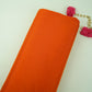 Orange Solid Santoon Fabric SSM-31779