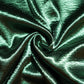 Olive Green Solid Soft Satin Fabric 21904
