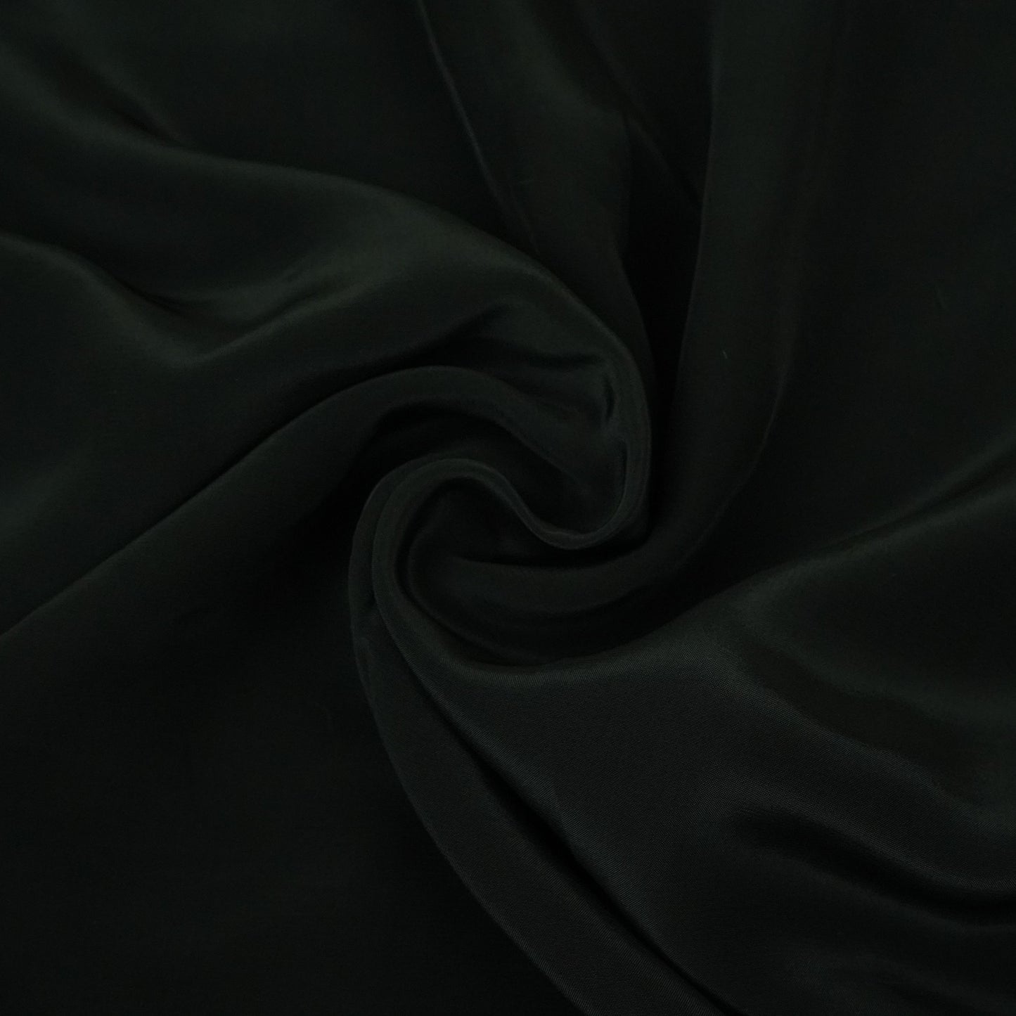 Black Solid Natural Crepe Fabric SSM-31841