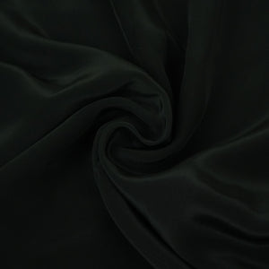 Black Solid Natural Crepe Fabric SSM-31841 - TradeUNO