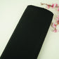 Black Solid Natural Crepe Fabric SSM-31841