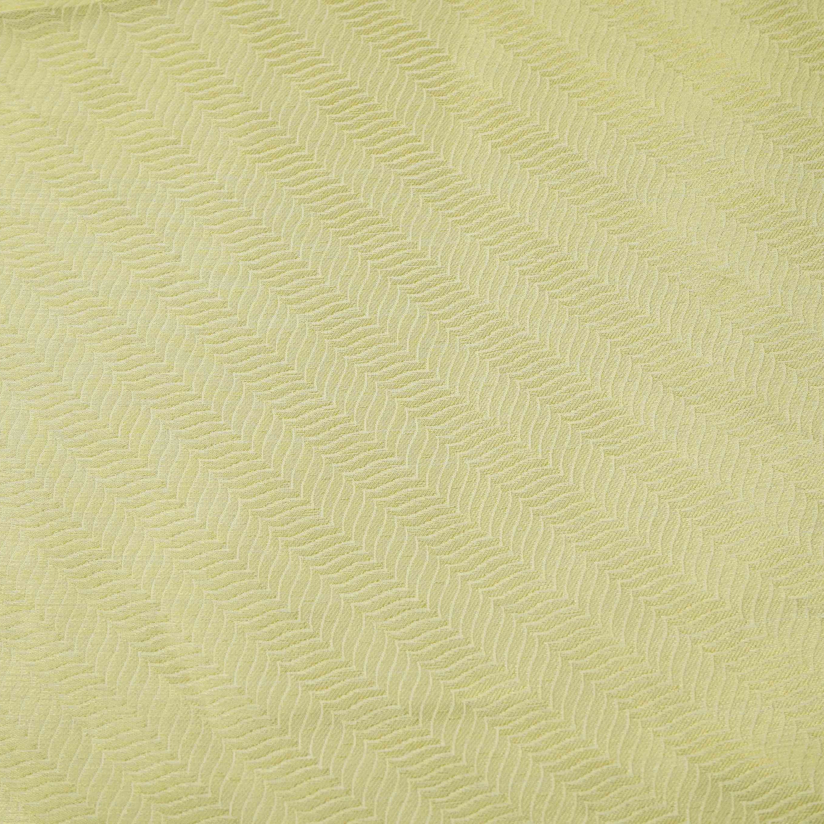 Golden Abstract weave Tenchui Silk Fabric MTI-31648 - TradeUNO