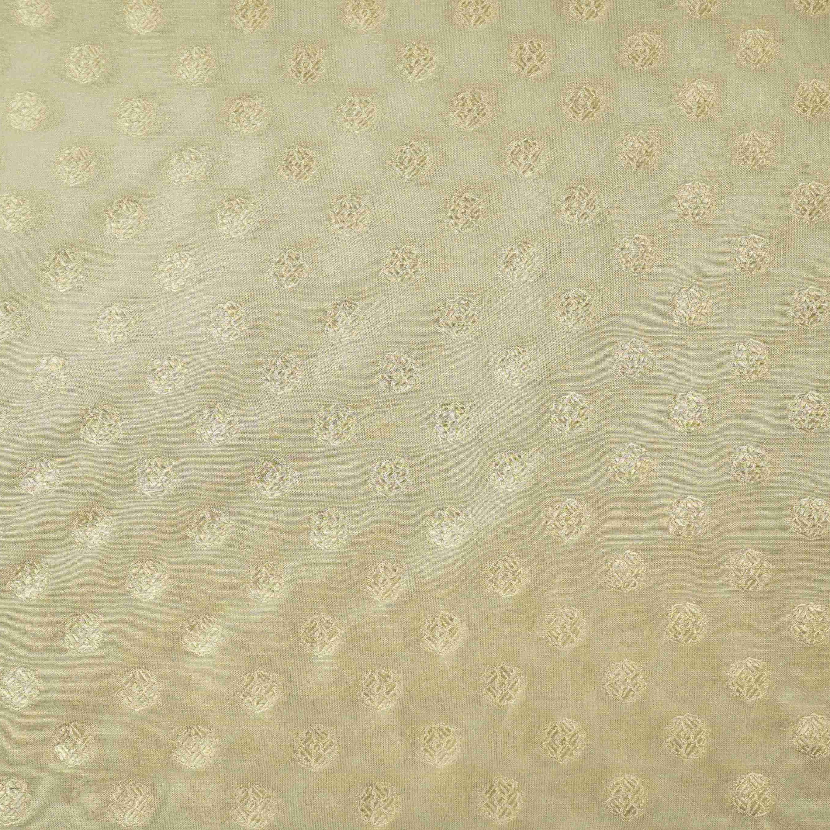 Golden Buti Kanjivaram Silk Fabric MTI-31646 - TradeUNO