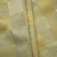 Silver Grey Check Kanjivaram Silk Fabric MTI-31645