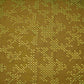 Olive Green Geometric embroidery Raw Silk Fabric VFS-31854