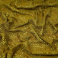 Olive Green Geometric embroidery Raw Silk Fabric VFS-31854