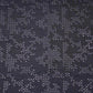 Charcoal Grey Geometric embroidery Raw Silk Fabric VFS-31855