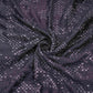 Charcoal Grey Geometric embroidery Raw Silk Fabric VFS-31855