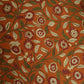 Rust Orange Kalamkari Print Cotton Fabric MFR-29883