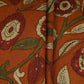 Rust Orange Kalamkari Print Cotton Fabric MFR-29883