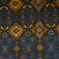 Yellow & Black Ikkat Print Cotton Fabric MFR-29851