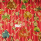 Magenta Pichwai Jacquard stripes Raw Mango Silk Fabric CW-31584