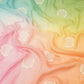 Salmon Pink with Multicolor 4D thread embroidery Organza Fabric VFS-31677
