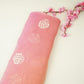 Dusty Rose with Multicolor 4D thread embroidery Organza Fabric VFS-31675
