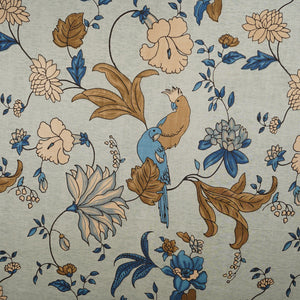 Light Grey with Multicolor Floral Print Cotton Fabric MFR-29880 - TradeUNO