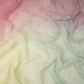 Light Sky Blue with Multicolor 4D thread embroidery Organza Fabric VFS-31672
