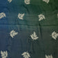 Navy Blue with Multicolor 4D thread embroidery Organza Fabric VFS-31679