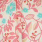Cream with Blue Floral Print Cotton Fabric MFR-29923