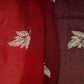 Magenta Pink with Multicolor 4D thread embroidery Organza Fabric VFS-31678