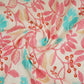 Cream with Blue Floral Print Cotton Fabric MFR-29923