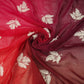 Magenta Pink with Multicolor 4D thread embroidery Organza Fabric VFS-31678