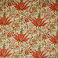 Cream with Red Floral Print Cotton Fabric MFR-29898