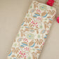 Cream with Green Floral Print Cotton Fabric MFR-29924