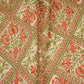 Cream Floral handblock Print Cotton Fabric MFR-29896