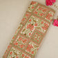 Cream Floral handblock Print Cotton Fabric MFR-29896