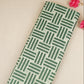 Off White & Dark Green Geomatrical Print Cotton Fabric MFR-29888