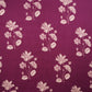 Purple & White Floral Print Cotton Fabric MFR-29858