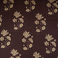Deep Purple & White Floral Print Cotton Fabric MFR-29859