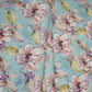 Blue floral print Cotton Check Fabric PI-31905