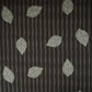 White & Grey Floral Stripes Print Cotton Fabric MFR-29889