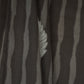 White & Grey Floral Stripes Print Cotton Fabric MFR-29889