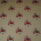 Beige & Red Floral Print Cotton Fabric MFR-29884