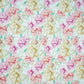 White with Multicolor floral print Cotton Check Fabric PI-31909
