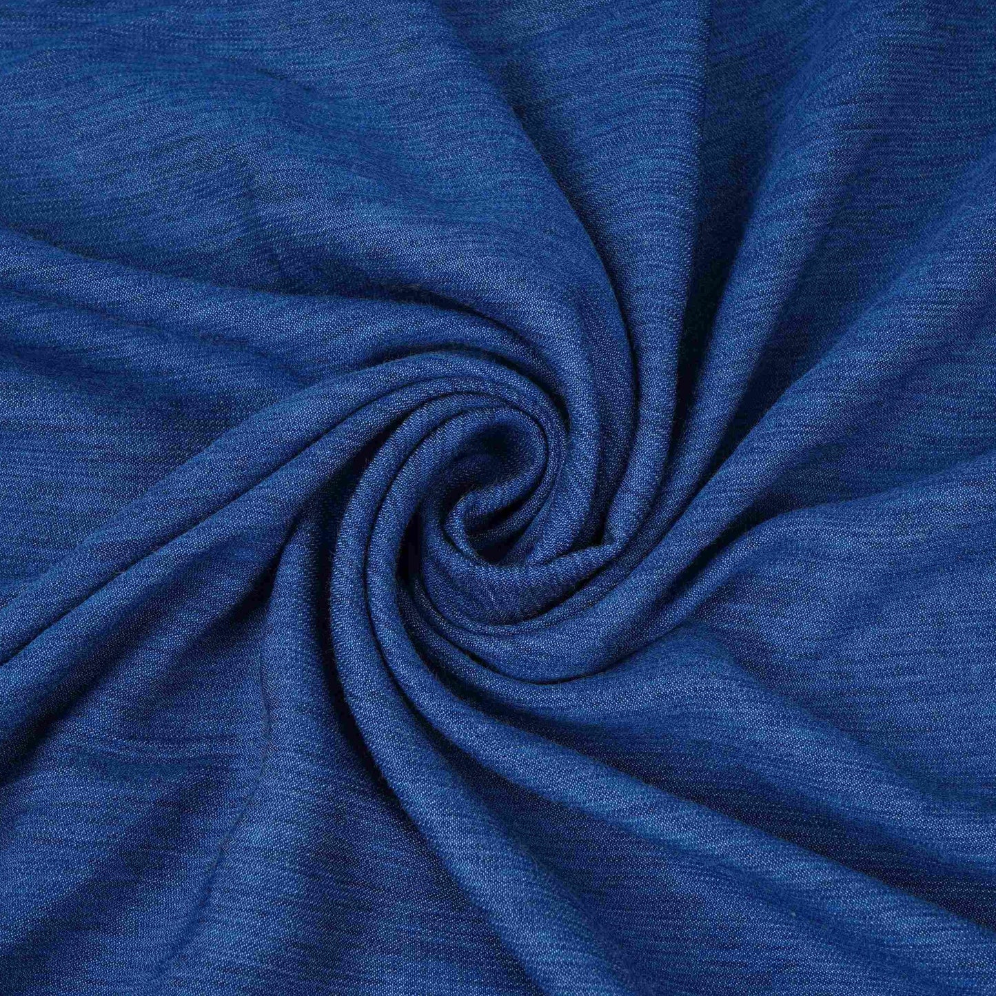 Blue floral embroidery Viscose Denim Fabric SFG-31545